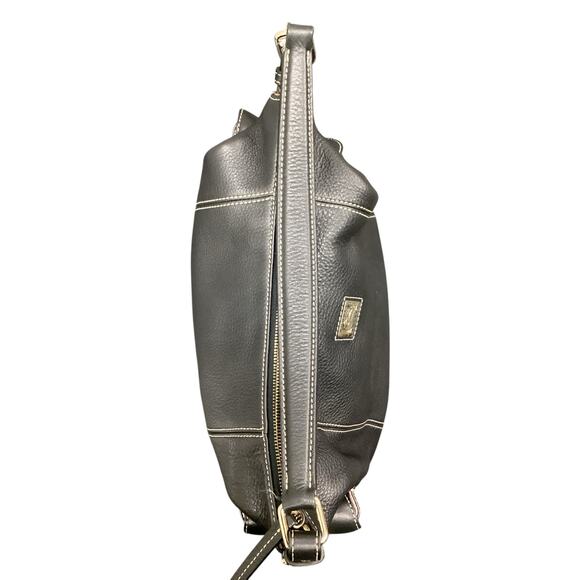 Dooney &Bourke Purse Women’s One Size Pebbled Leather One Handle Zipper Black - Picture 7 of 13